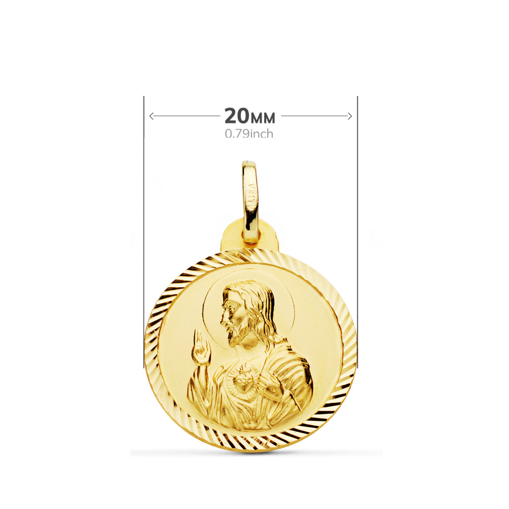 18K 肩甲骨メダル 20mm