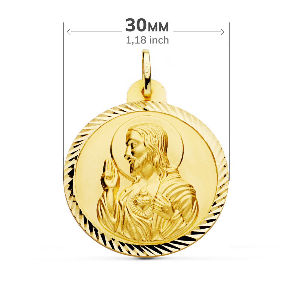 18K スカプラリオ モンカルメルの聖母 30 mm