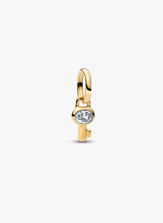 Pingente Mini Chave Dourada - Pandora