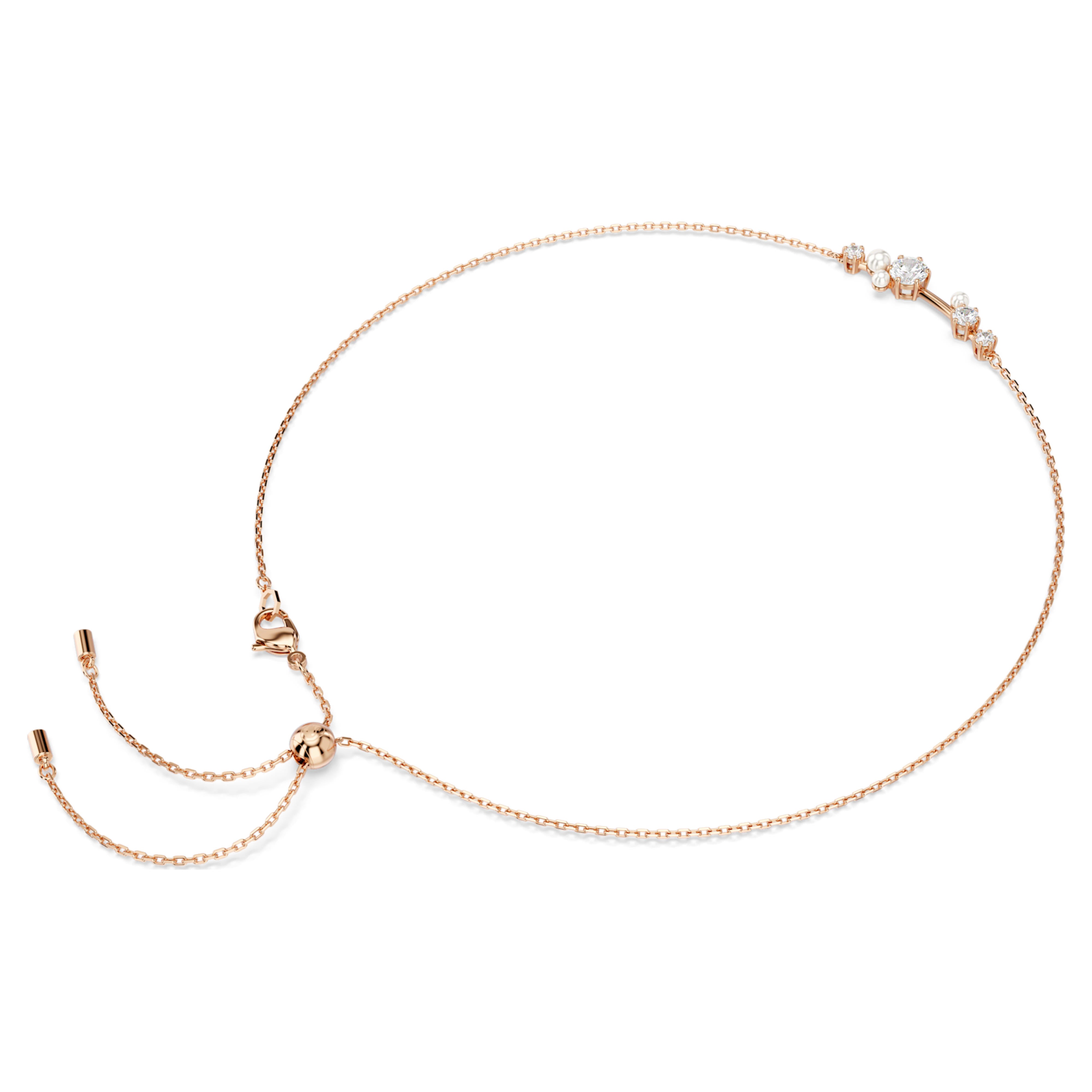 Collar Swarovski - Constella - Tallas redondas - Blanco y Rosév4