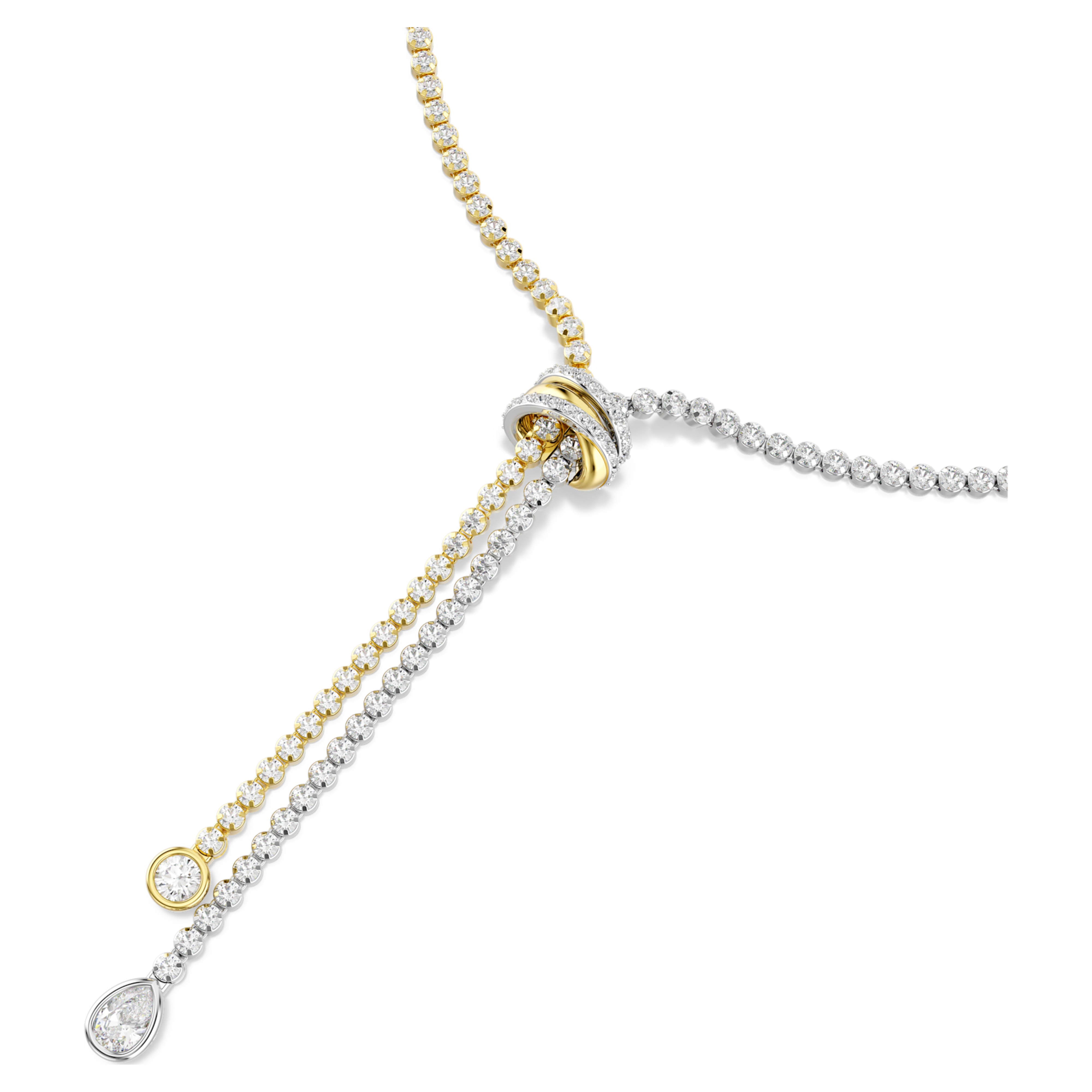 Collier Swarovski - Hyperbola Spin - Blanc & Finition Mixte vue 5