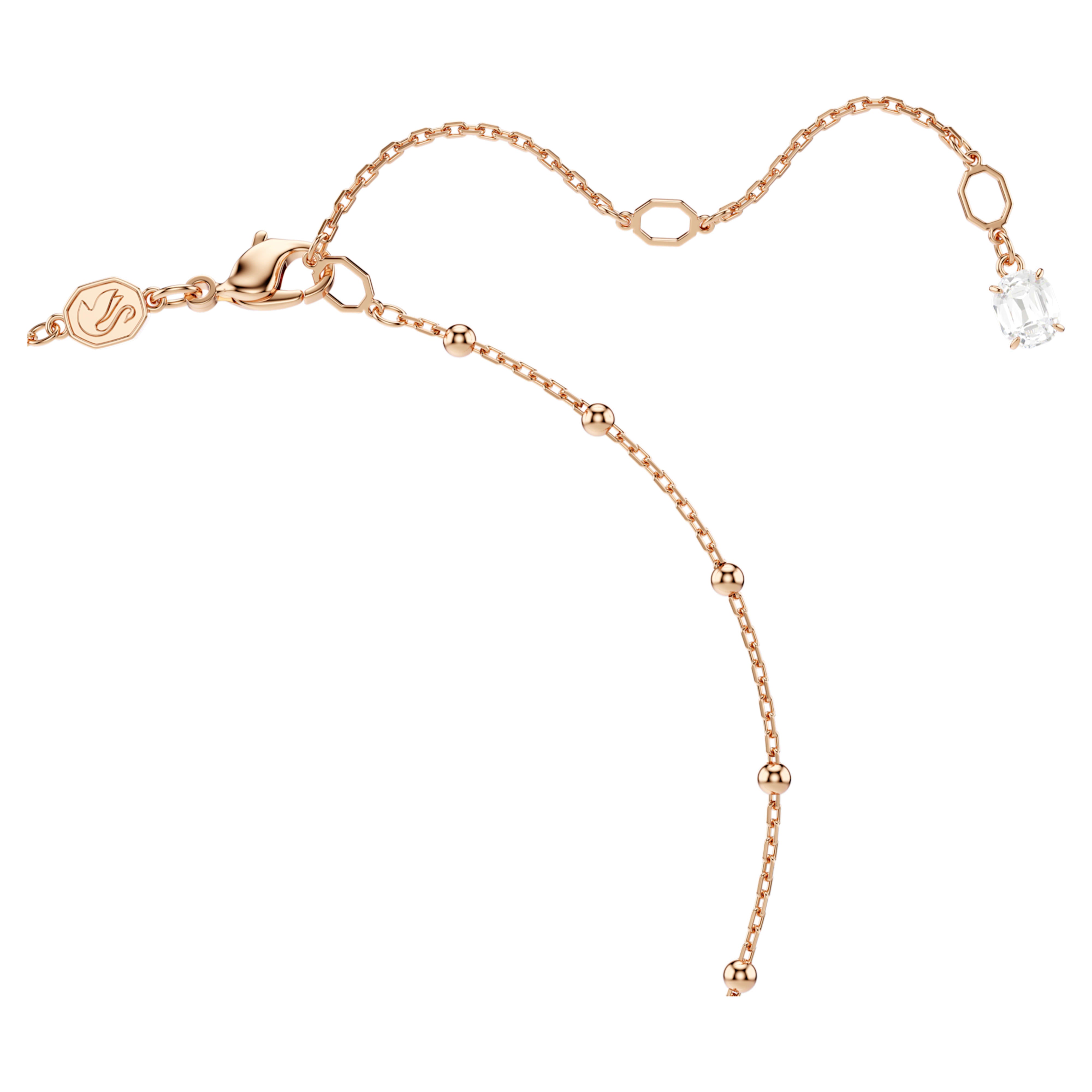 Swarovski Halsband - Imber Chain - Y - Färglös & Rose Gold view 3