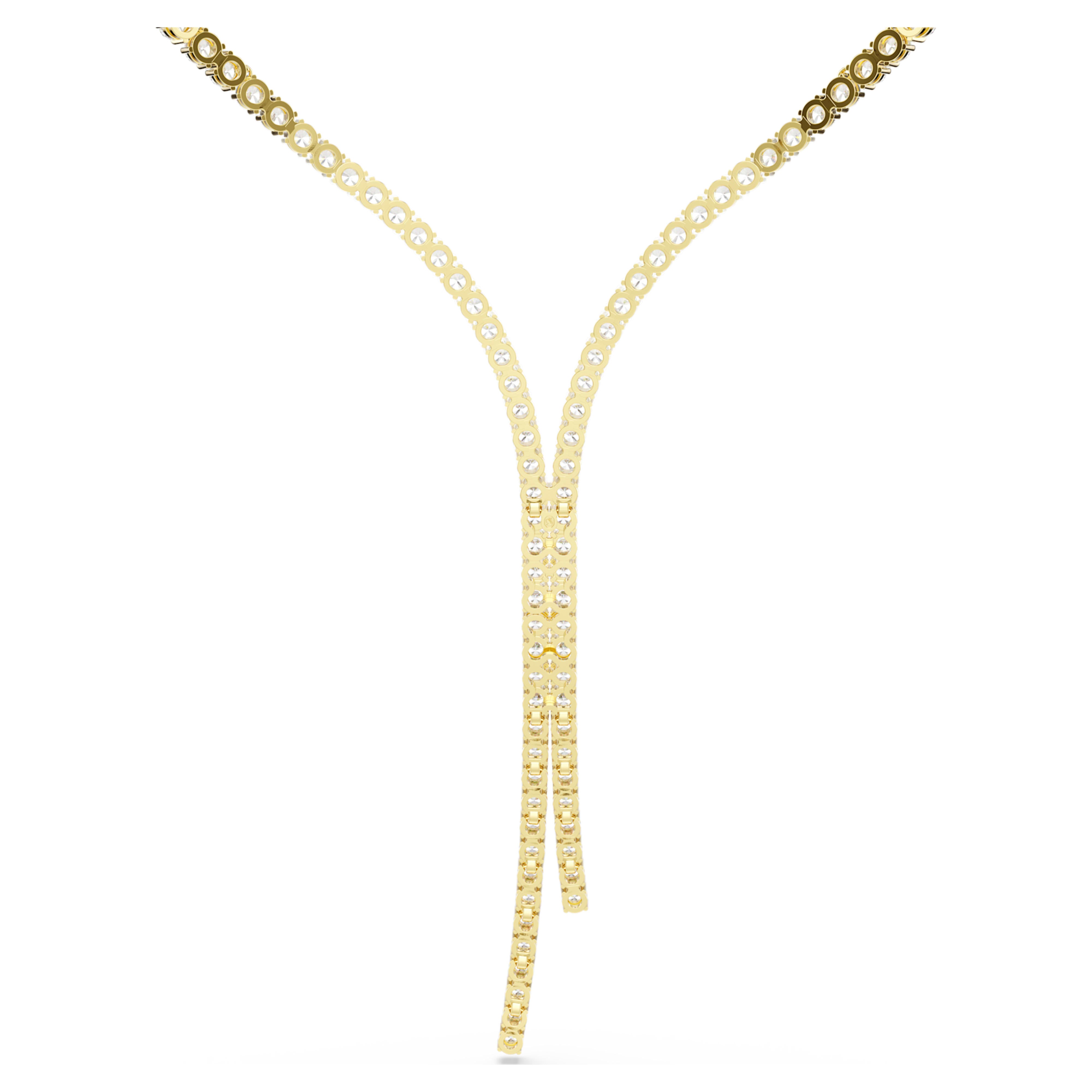 Collier Tennis Swarovski - Matrix Tennis - Blanc & Doré vue 4