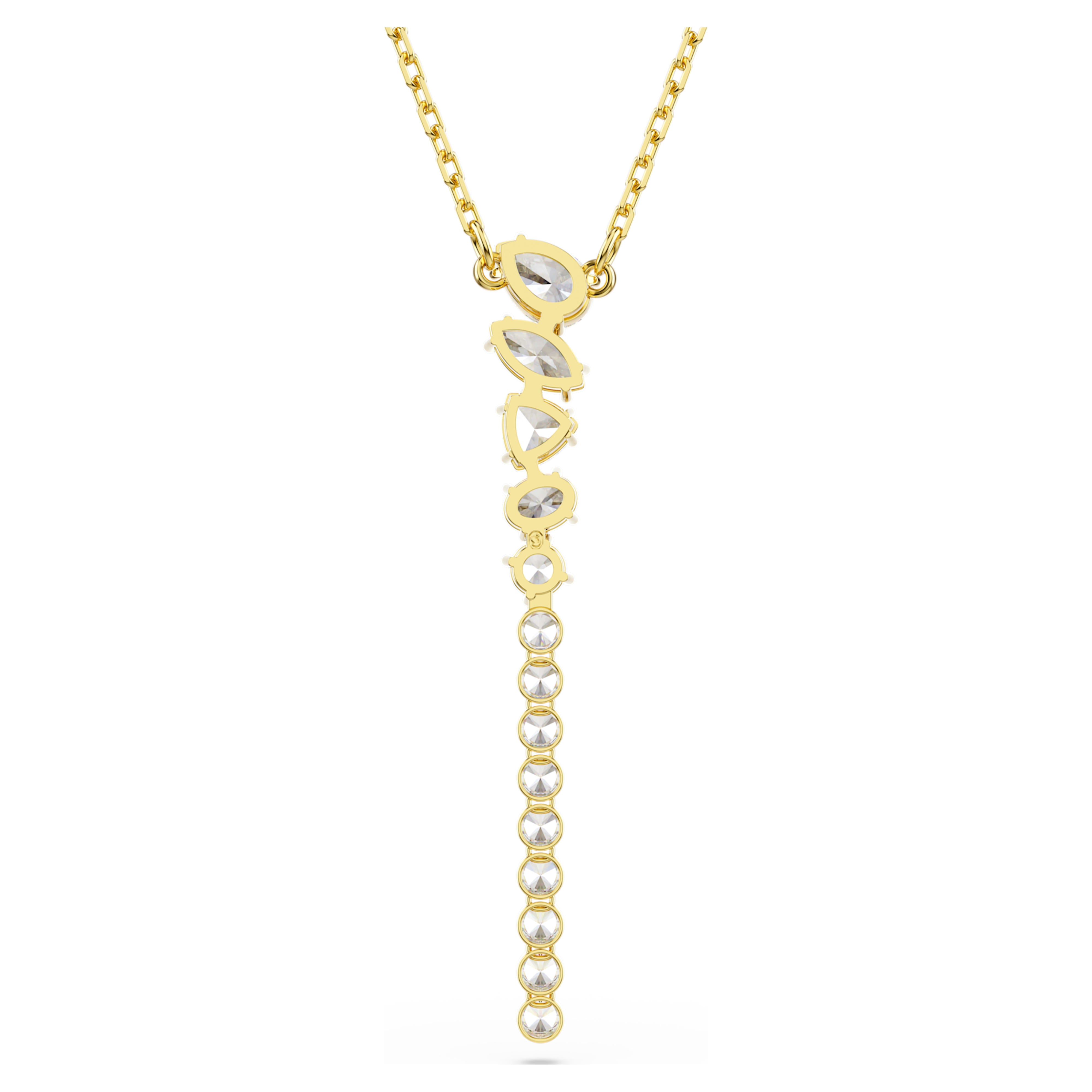 Collier Swarovski - Mesmera Attract - Blanc & Doré vue 4