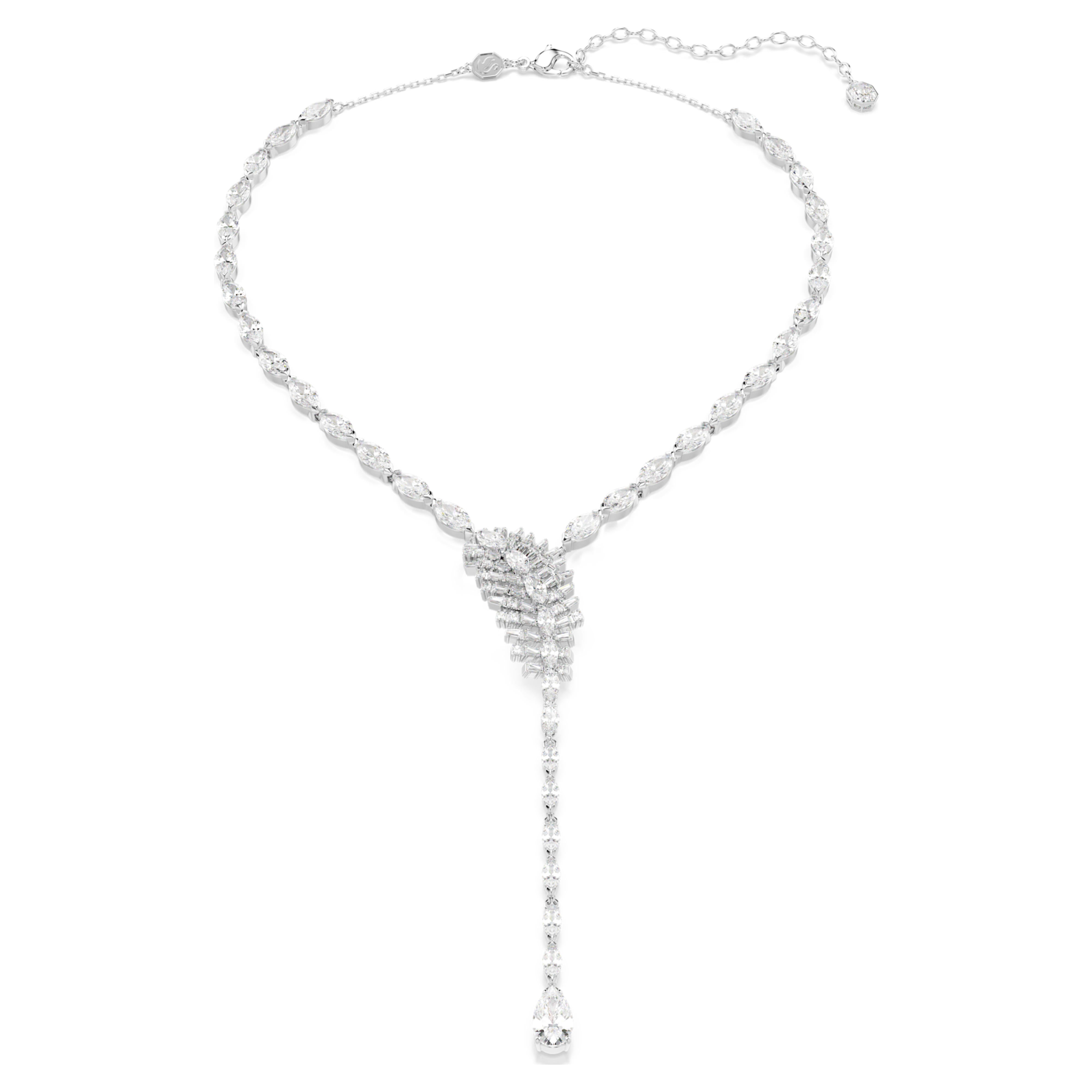 Collier Swarovski - Vienna Feather - Blanc & Argenté
