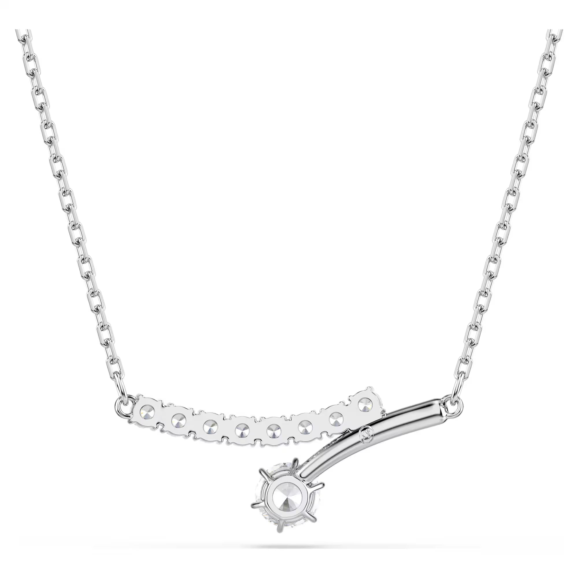 Swarovski Ketting - Matrix Crash - Wit & Zilver