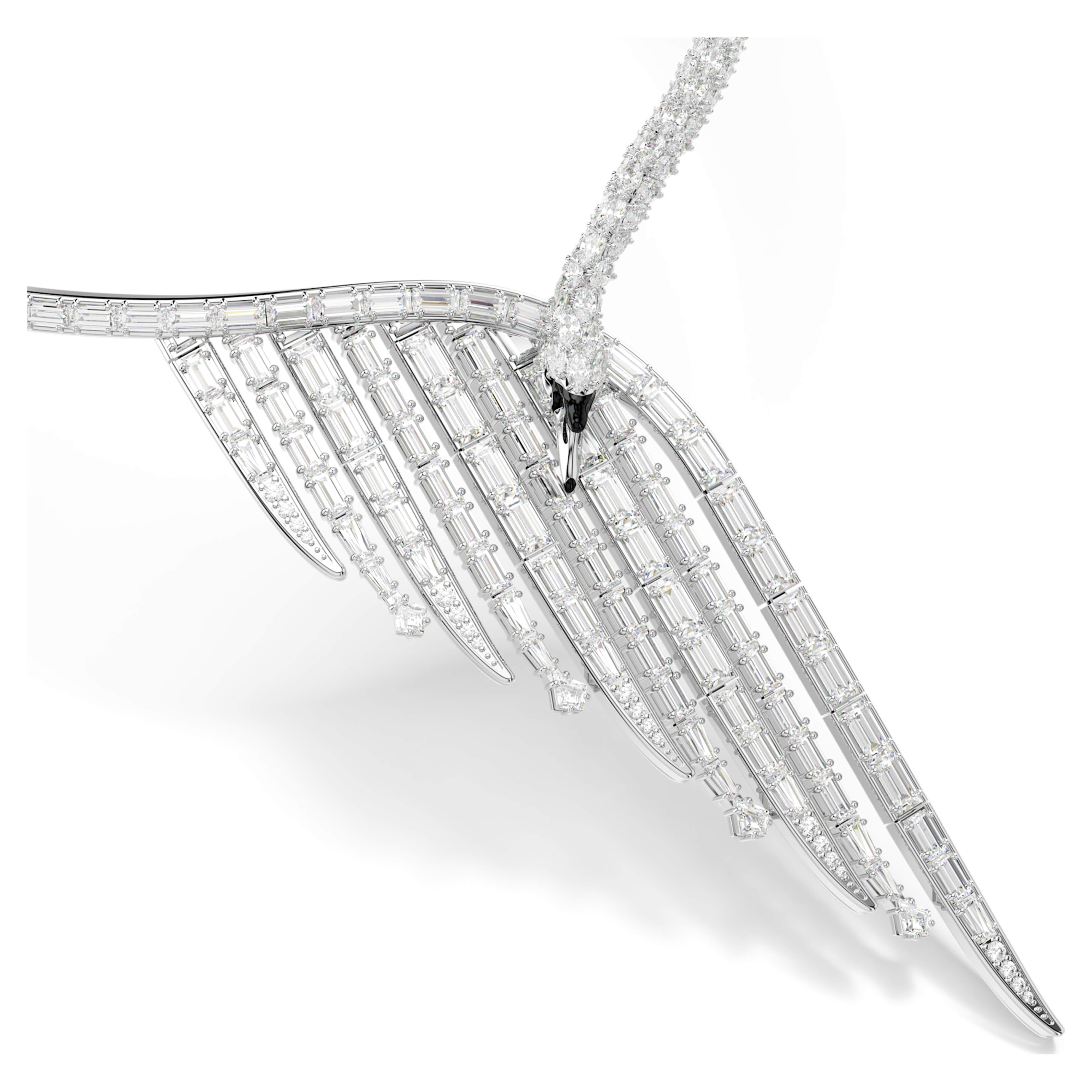 Collier Swarovski - Vienna Swan - Blanc & Argenté vue 5