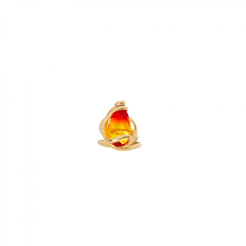 Bague Elegant RDW – Doré – Opale de feu