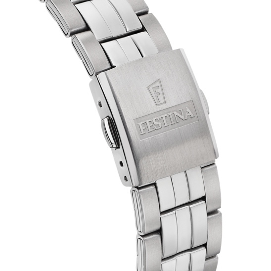 Herreklokke Festina MULTIFUNCTION F16822/4 – armbånd i sort urskive – sett bakfra