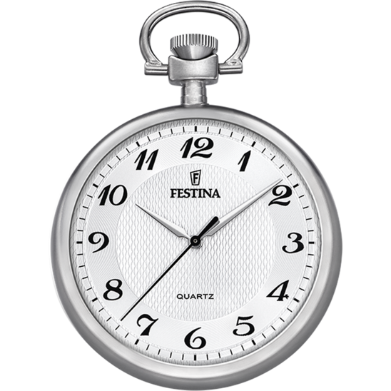 Montre à gousset homme Festina Pocket F2020/1 – montre de gousset cadran blanc – vue de face