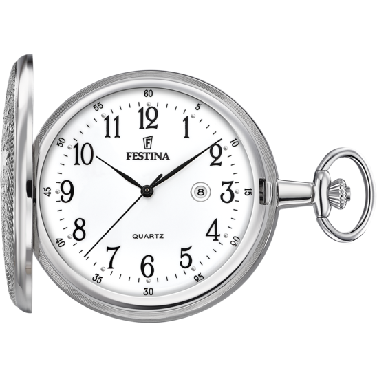 Montre à gousset homme Festina Pocket F2023/1 – montre de gousset cadran blanc – vue de face