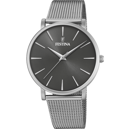 Montre femme Festina BOYFRIEND F20475/4 – bracelet acier – vue de face