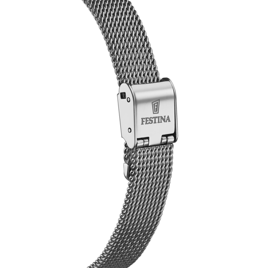 Montre femme Festina MADEMOISELLE F20494/5 – cadran nacré rose bracelet acier – vue de dos