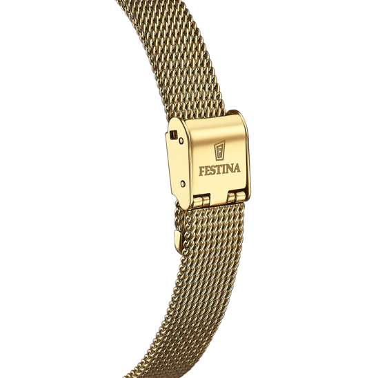 Montre femme Festina MADEMOISELLE F20495/2 – cadran rose bracelet acier – vue de dos