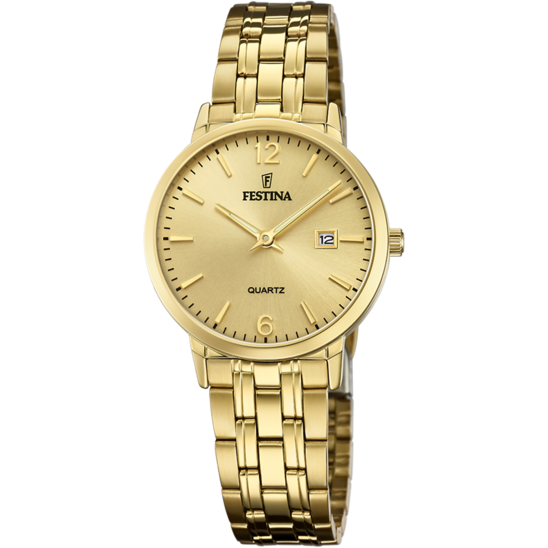 Dameshorloge Festina KLASSIEKERS F20514/3 – stalen band – vooraanzicht