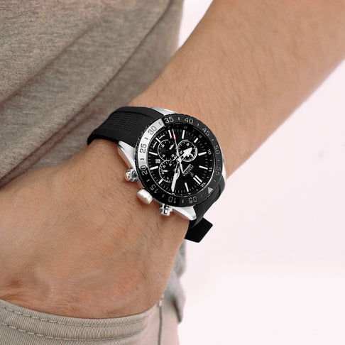 Pánské hodinky Festina CERAMIC F20515/2 – černý ciferník pryžový pásek – řada