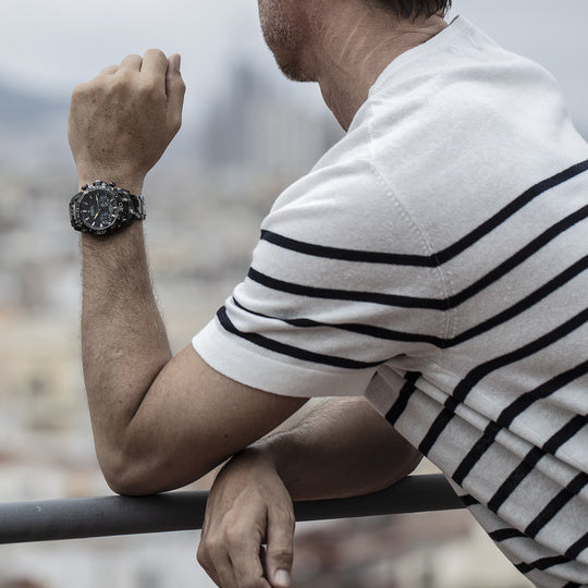Montre connectée homme Festina CONNECTED F20545/1 – cadran noir bracelet acier – portée