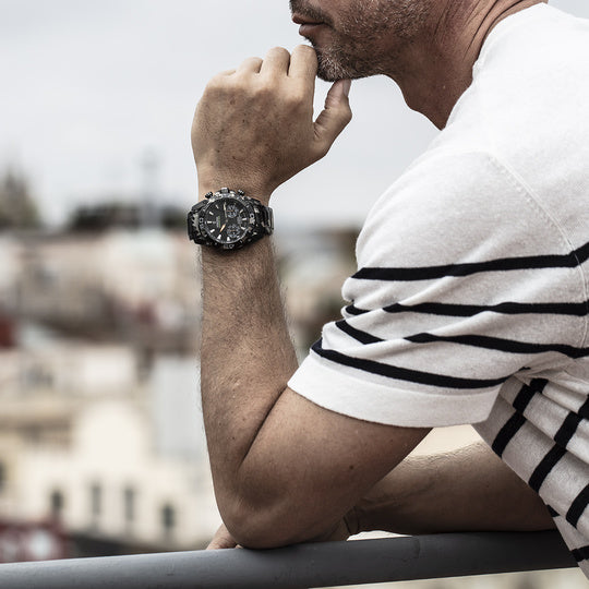 Montre connectée homme Festina CONNECTED F20545/1 – cadran noir bracelet acier – portée 2