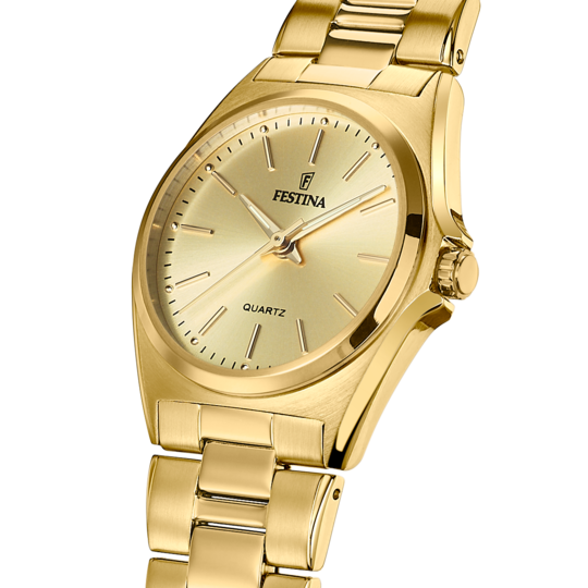 Montre femme Festina CLASSICS F20557/3 – bracelet acier – vue de profil