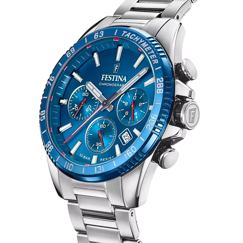 Reloj Festina para hombre TIMELESS CHRONOGRAPH pulsera de acero | F20560/3