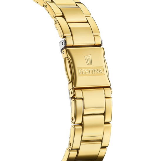 Dameur Festina KÆRESTE F20596/1 – urskive sølv stålarmbånd – set bagfra