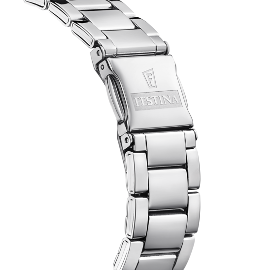 Montre mixte Festina BOYFRIEND F20622/J – cadran gris bracelet acier – vue de dos