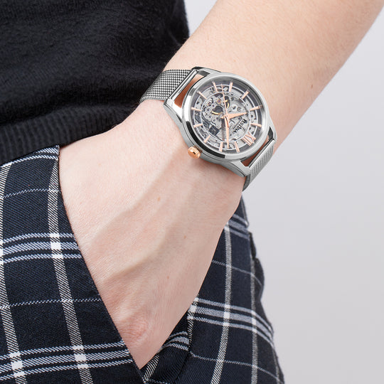 Montre femme Festina AUTOMATIC F20627/1 – bracelet acier – portée