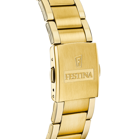 Montre homme Festina TIMELESS CHRONOGRAPH F20633/2 – cadran bleu bracelet acier – vue de dos