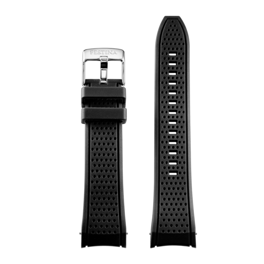 Montre homme Festina THE ORIGINALS F20665/3 – cadran noir bracelet acier – vue de profil
