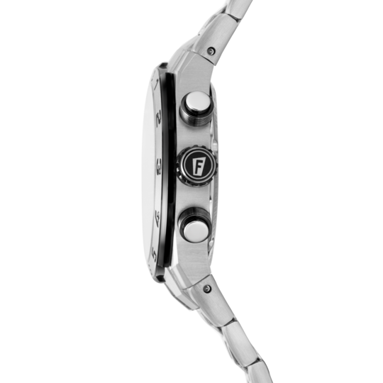 Pánské hodinky Festina CHRONO BIKE F20670/2 – zelený ciferník ocelový náramek – pohled z profilu