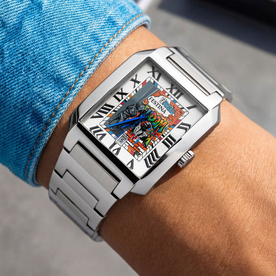 Herreur Festina PÅ PLADSEN F20677/IF – urskive flerfarvet stålarmbånd – serie 2