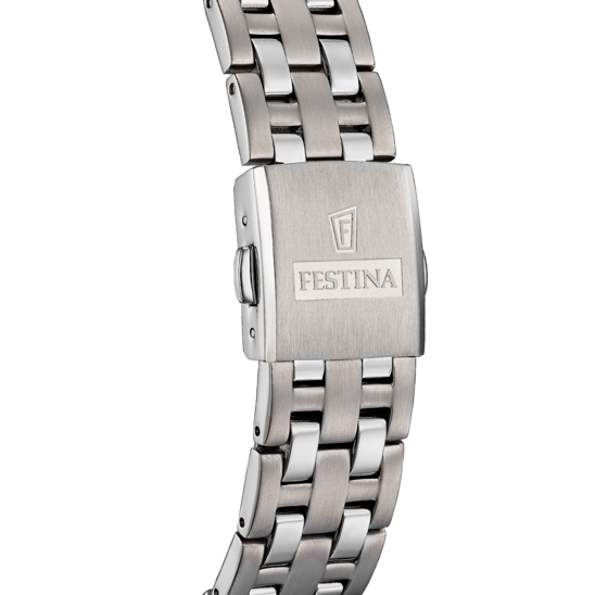 Montre homme Festina TITANIUM F20696/2 – cadran gris bracelet titane – vue de dos