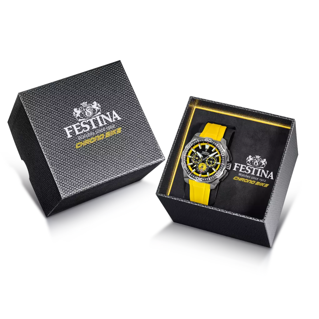 Chrono Bike - Model F20725/1 - Yellow & Black - Festina Watch