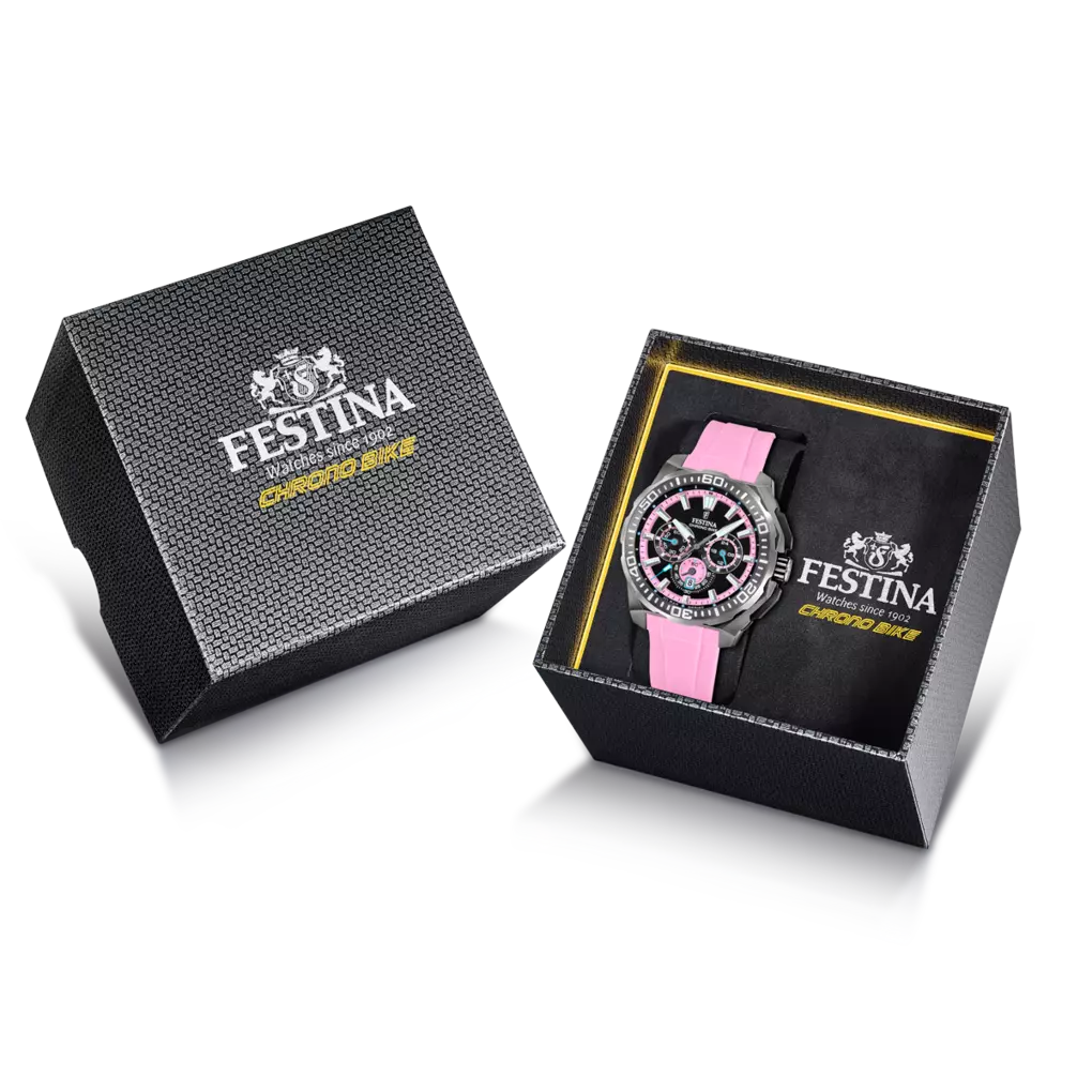Reloj Festina CHRONO BIKE hombre acero correa caucho | F20725/2