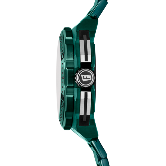 Montre homme Festina SPECIAL EDITIONS F20730/1 – cadran vert bracelet acier – vue de profil 4