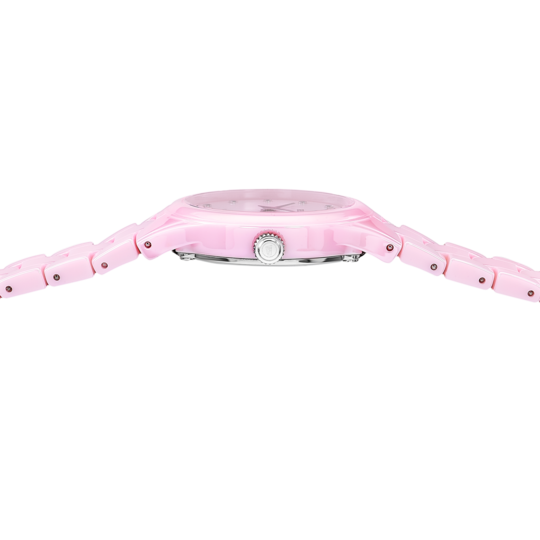Dameur Festina CERAMIC F20751/2 – urskive pink keramisk armbånd – profilvisning