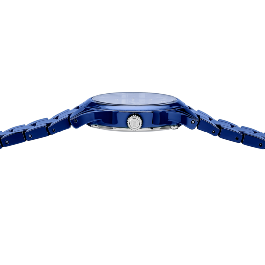 Dameur Festina CERAMIC F20751/5 – urskive blåt keramisk armbånd – profilvisning
