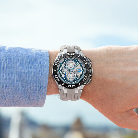 Pánské hodinky Festina CHRONO BIKE F20755/2 – hnědý ciferník gumový pásek – řada