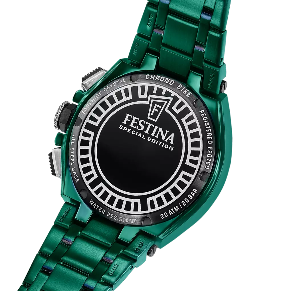 Montre homme Festina SPECIAL EDITIONS F20758/1 – cadran vert bracelet acier – vue 2