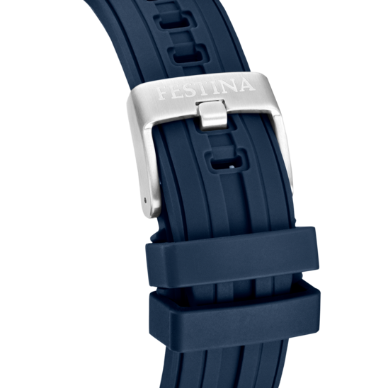 Montre connectée homme Festina CONNECTED F20763/1 – cadran noir bracelet caoutchouc – vue de dos