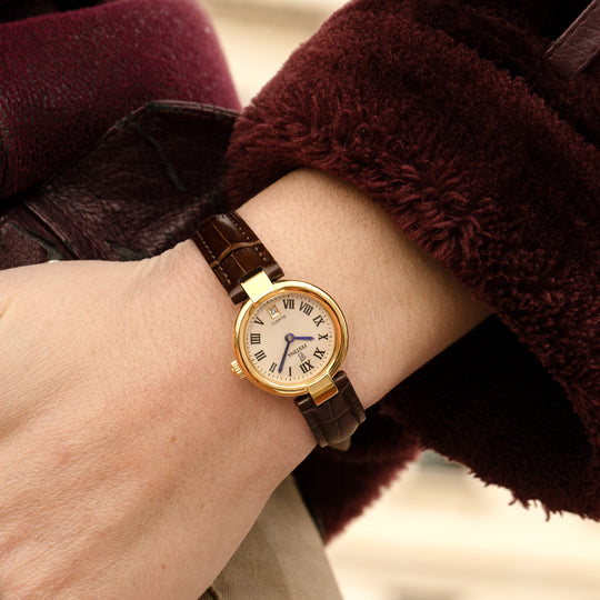 Damklocka Festina MADEMOISELLE F20783/2 – läderarmband – slitet