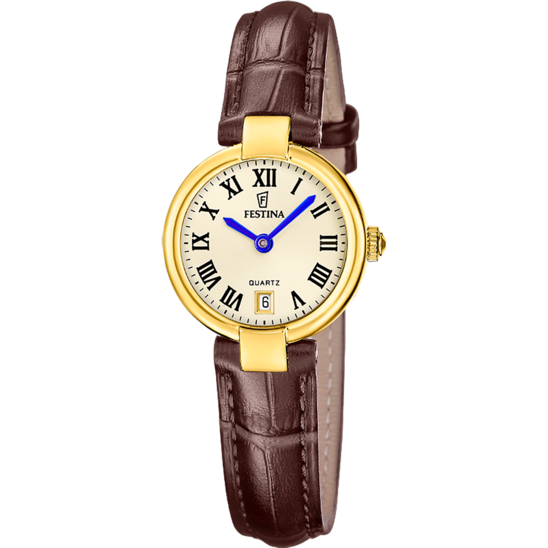 Damklocka Festina MADEMOISELLE F20783/2 – läderrem – framifrån