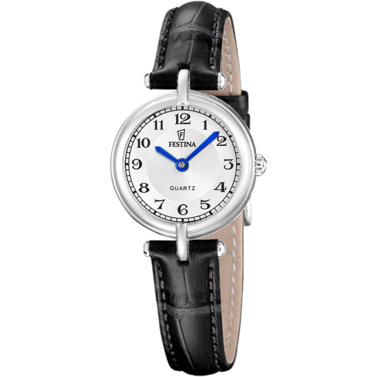 Montre femme Festina MADEMOISELLE F20787/3 – cadran gris bracelet cuir – vue de face