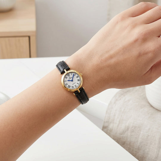Montre femme Festina MADEMOISELLE F20788/1 – cadran argenté bracelet cuir – portée