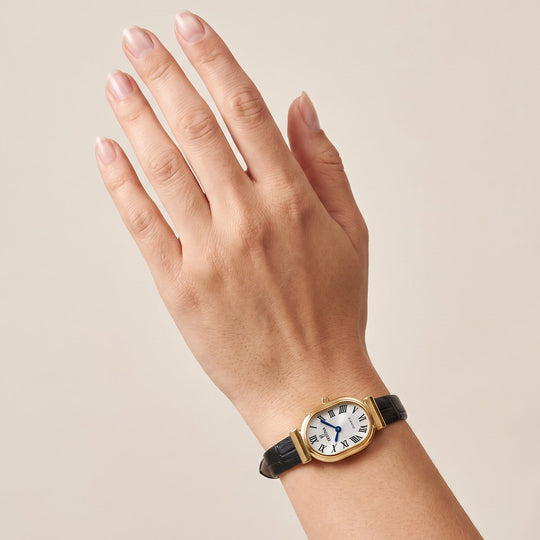 Dameur Festina F20801/1 – urskive sølv læder armbånd – omfang
