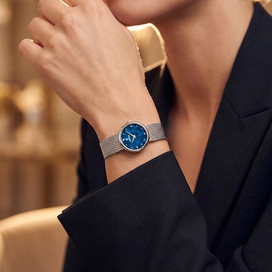 Damenuhr Festina F20803/3 – Zifferblatt Blaues Stahlarmband – Sortiment