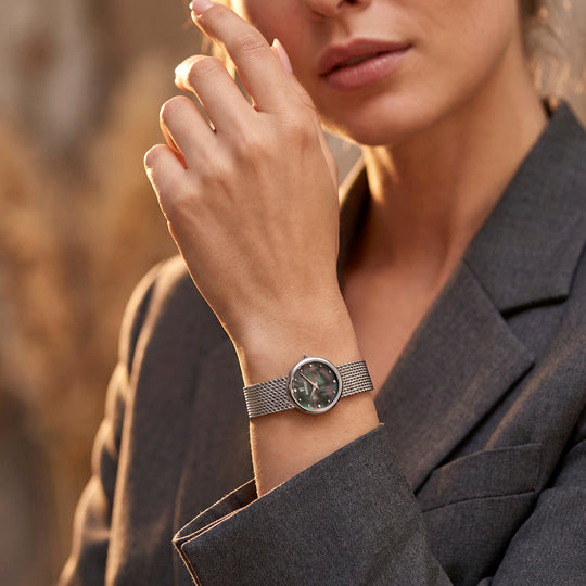 Damenuhr Festina F20803/6 – Zifferblatt Schwarzes Stahlarmband – Sortiment