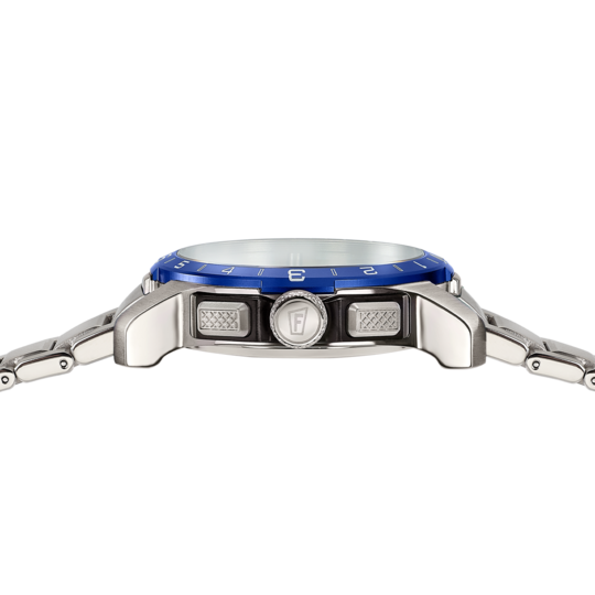 Montre connectée homme Festina CONNECTED F23000/G – cadran noir bracelet acier – vue de profil 2