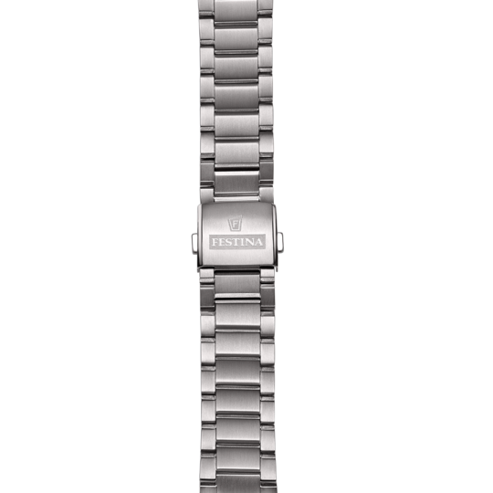 Montre connectée homme Festina CONNECTED F23000/J – cadran gris bracelet acier – vue de profil 4
