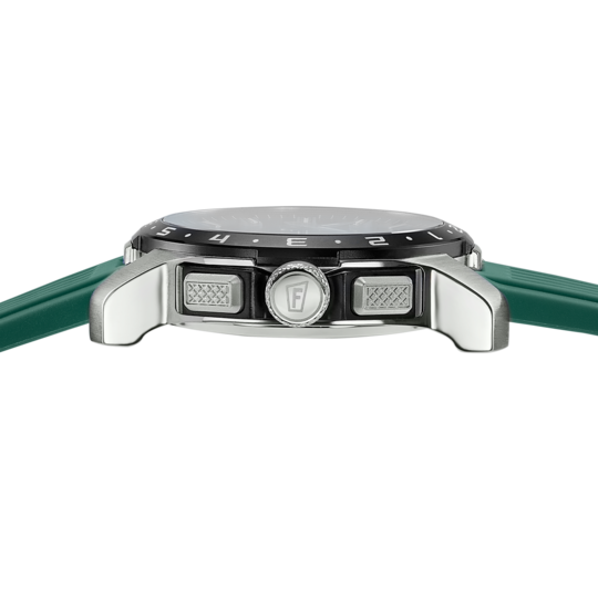 Montre connectée homme Festina CONNECTED F23305/1 – cadran noir bracelet souple – vue de profil 3